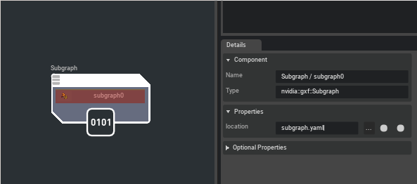 Change component properties from the Details Window