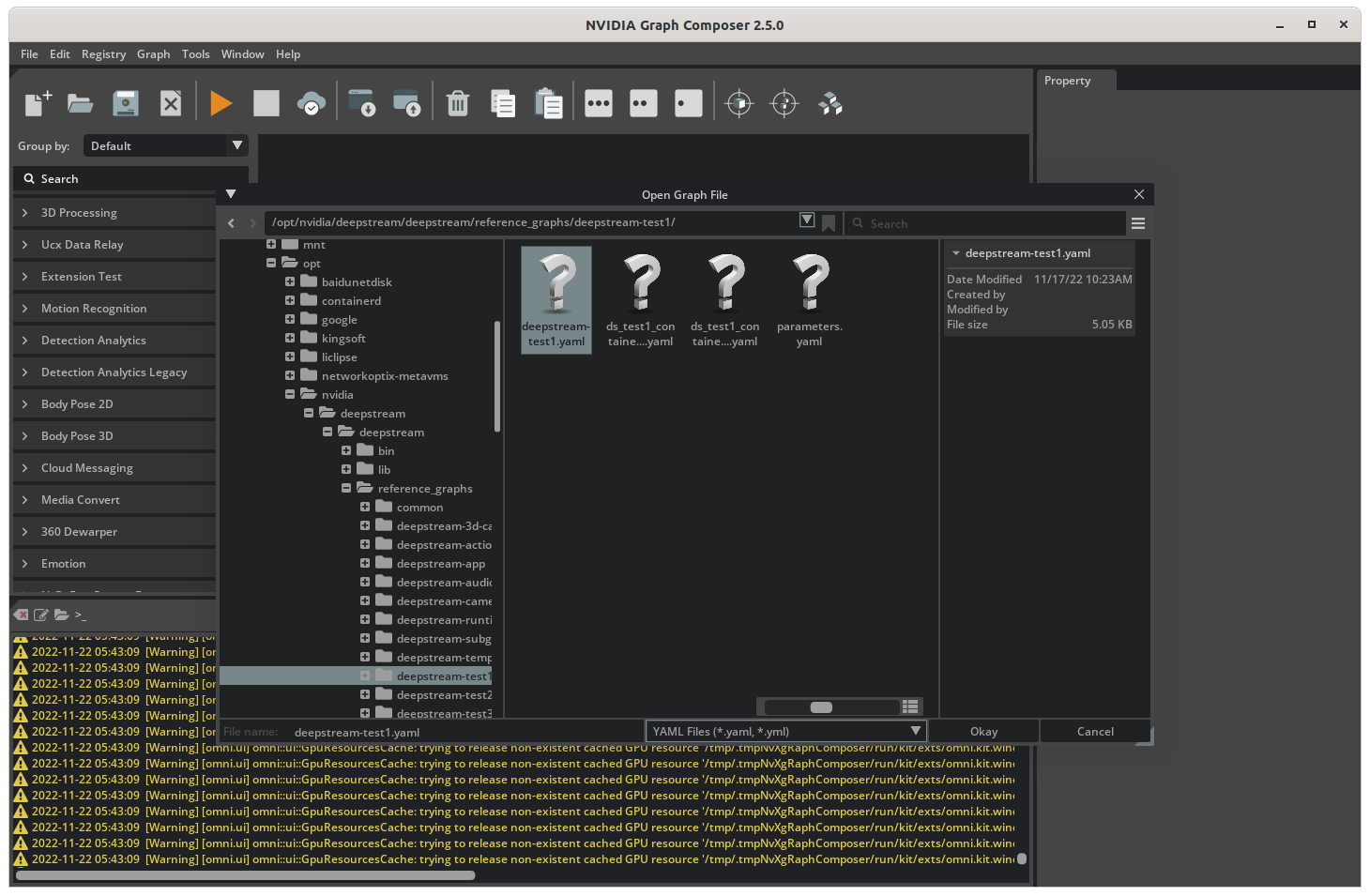 Graph Composer Open Graph