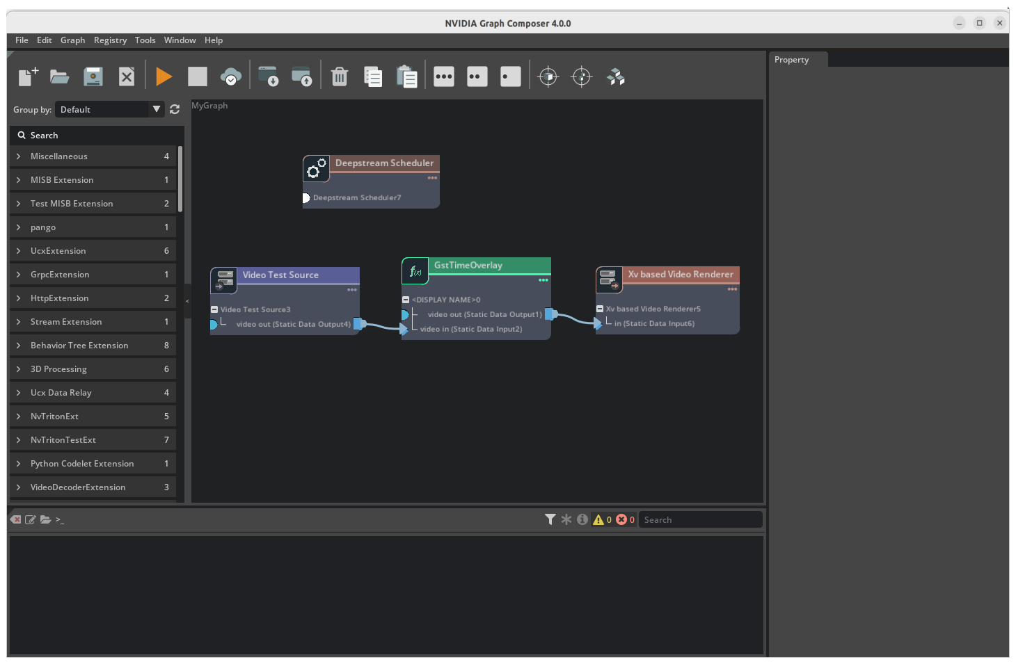 Graph Composer Development Workflow Graph Creation