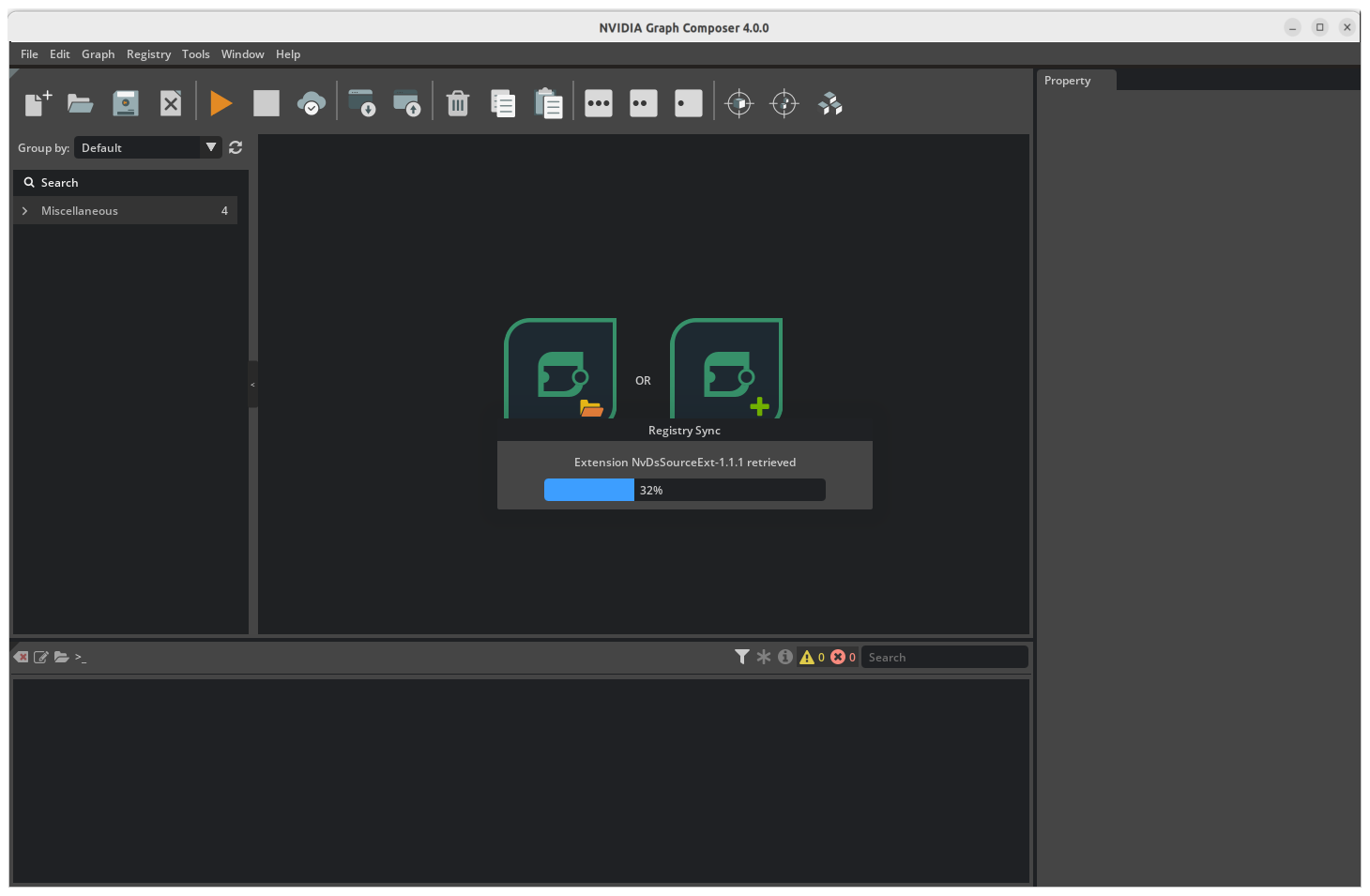 Graph Composer Sync Progress