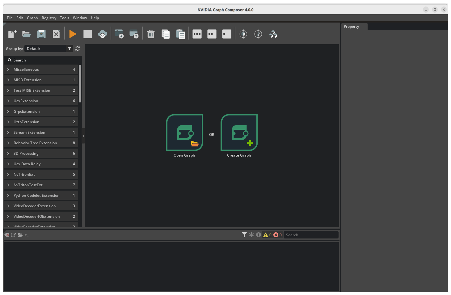 Graph Composer Default View