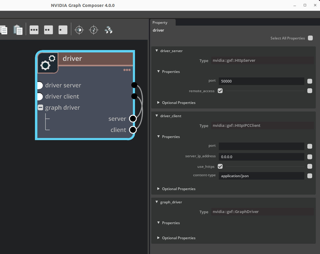 Entity containing GraphDriver and its dependency