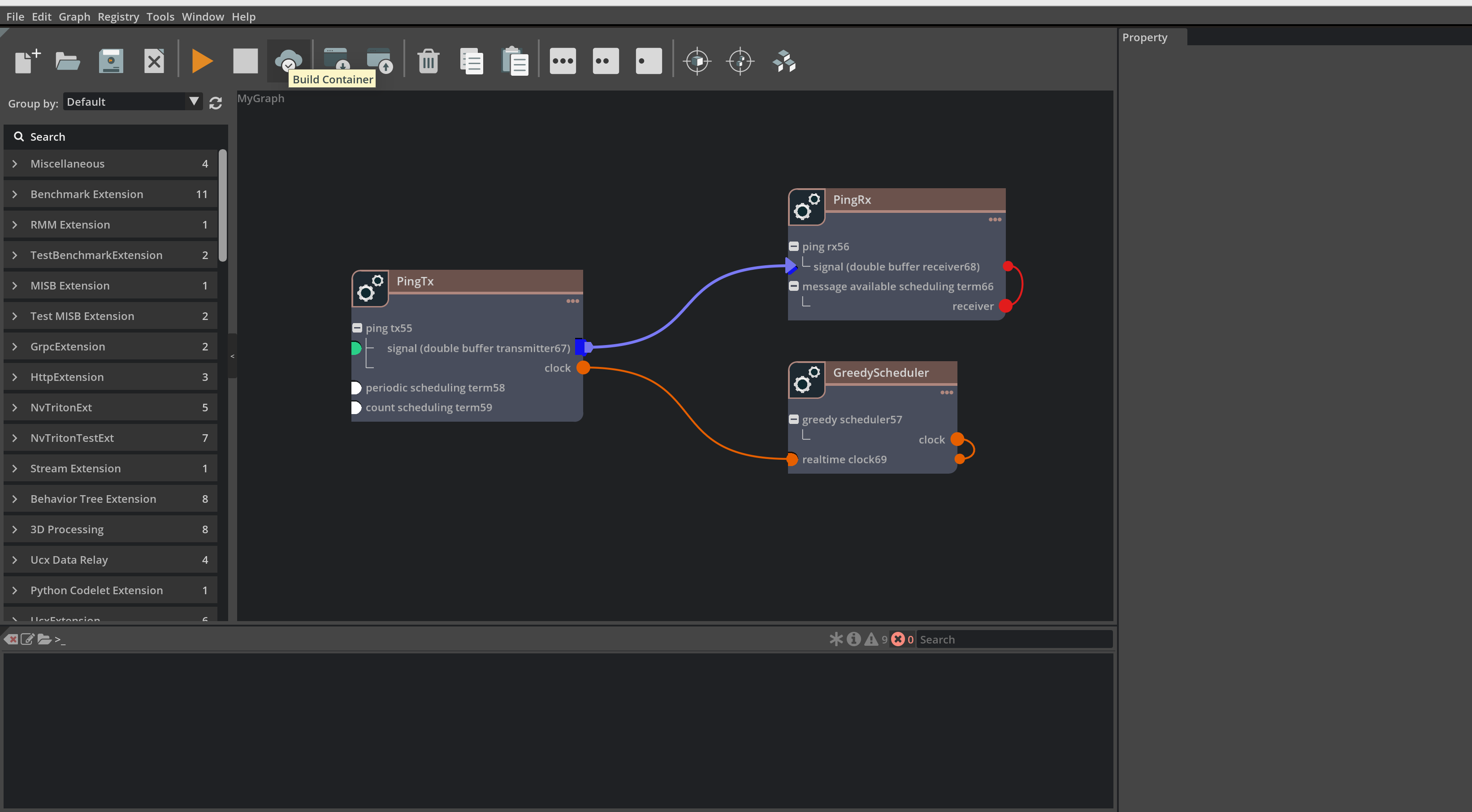 Graph Composer Container Builder Toolbar Button