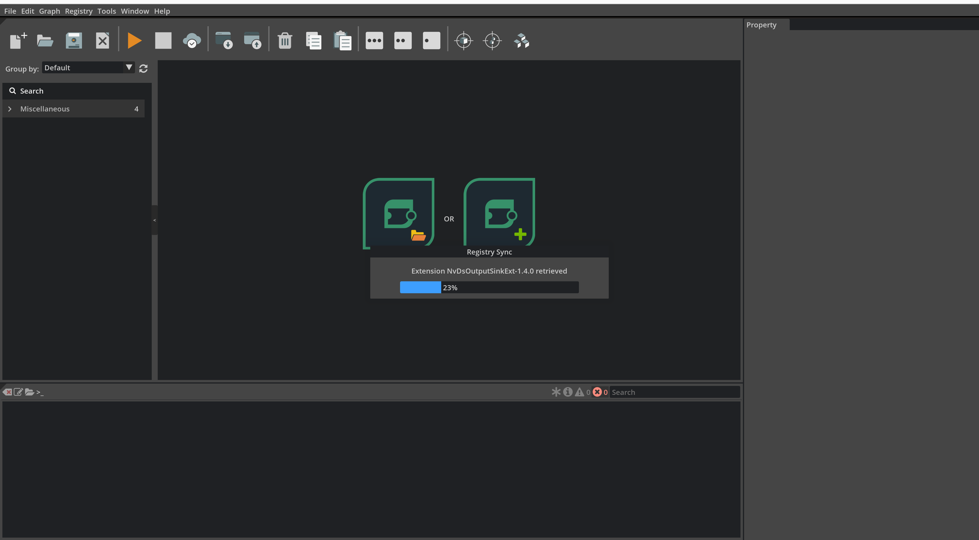 Graph Composer Sync Progress