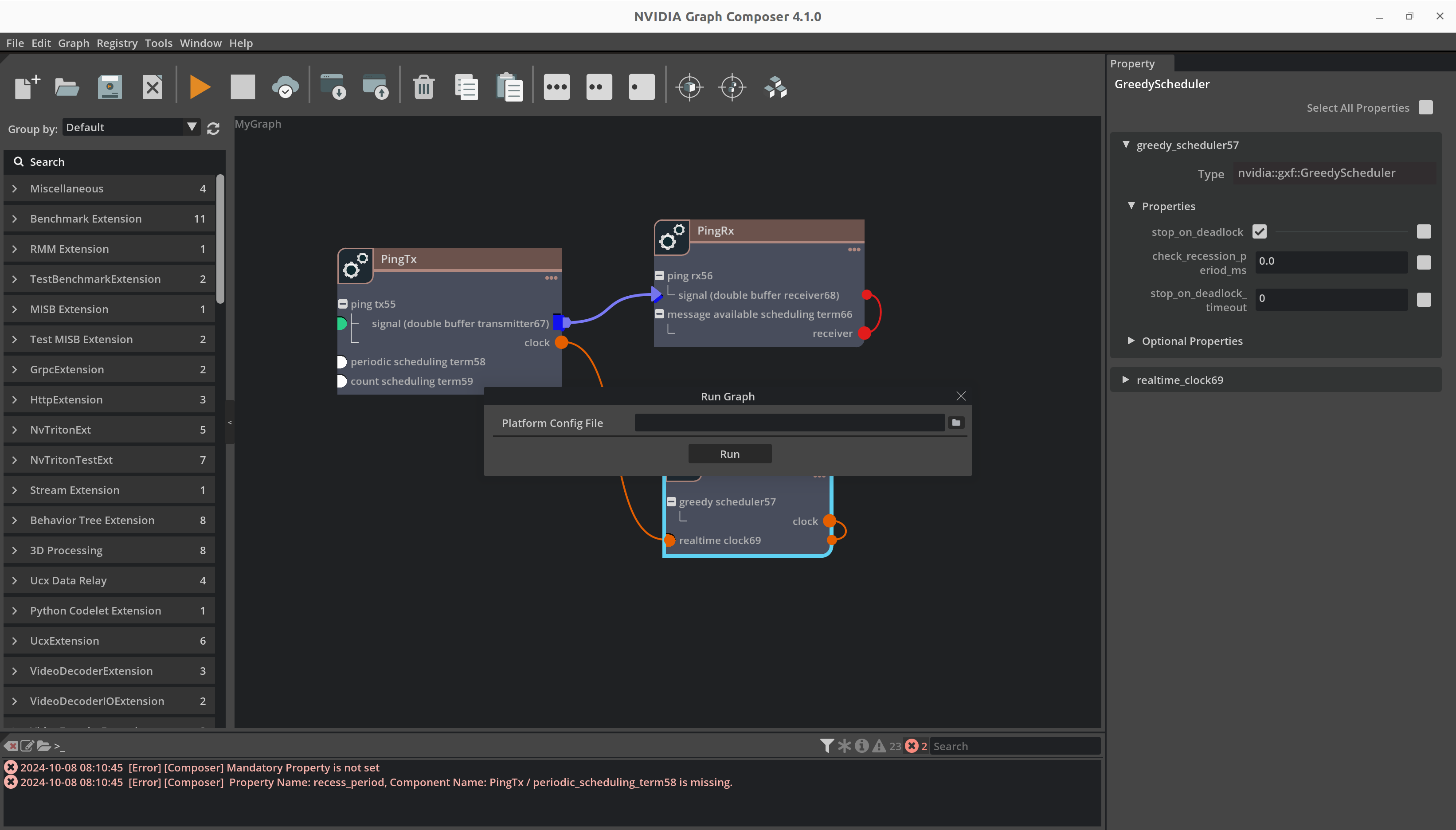 Graph Composer Local Run