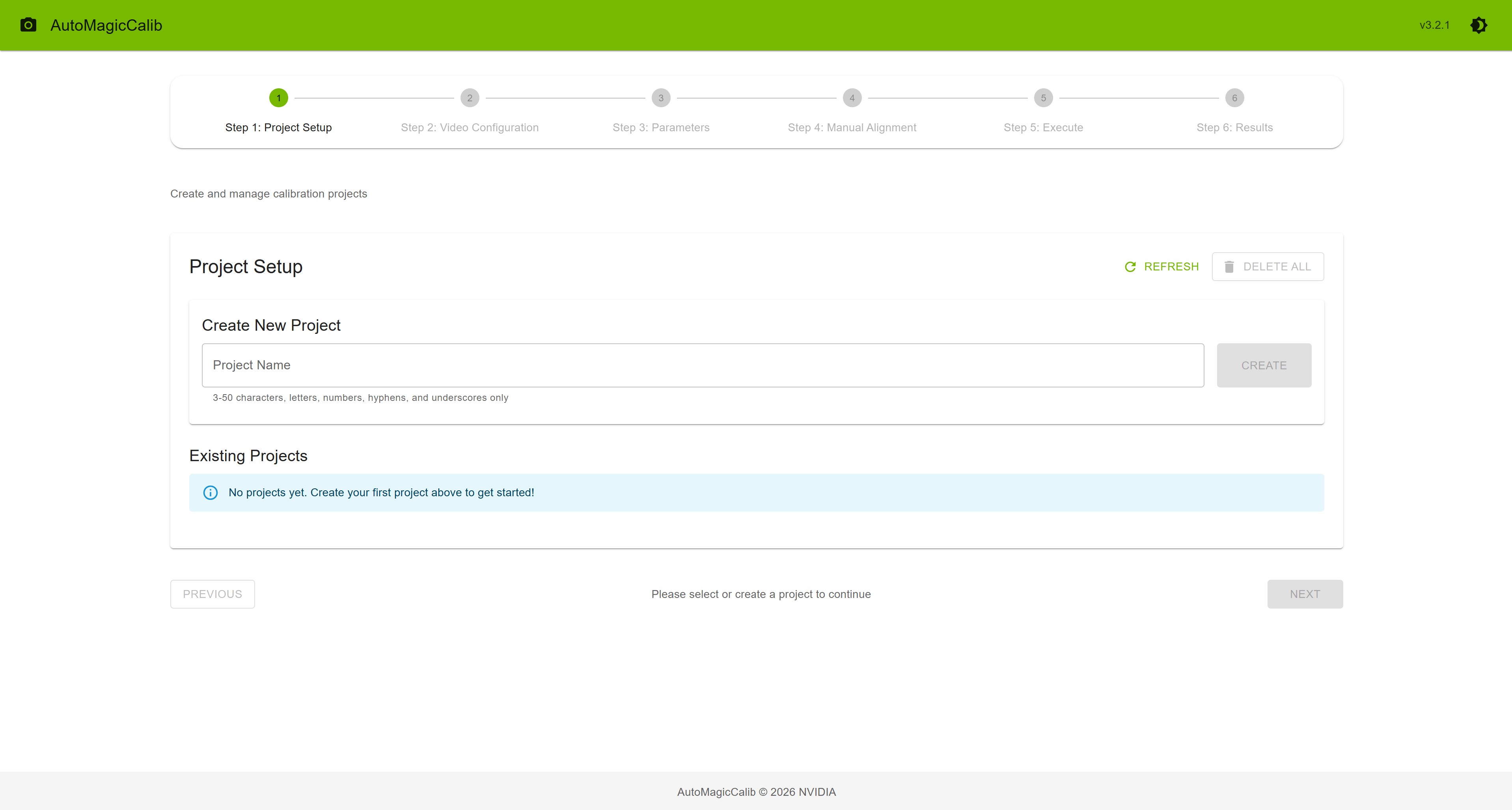 Project Setup Step
