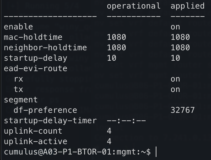 EVPN Multihoming