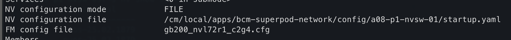 NVLink Switch Parameter Settings