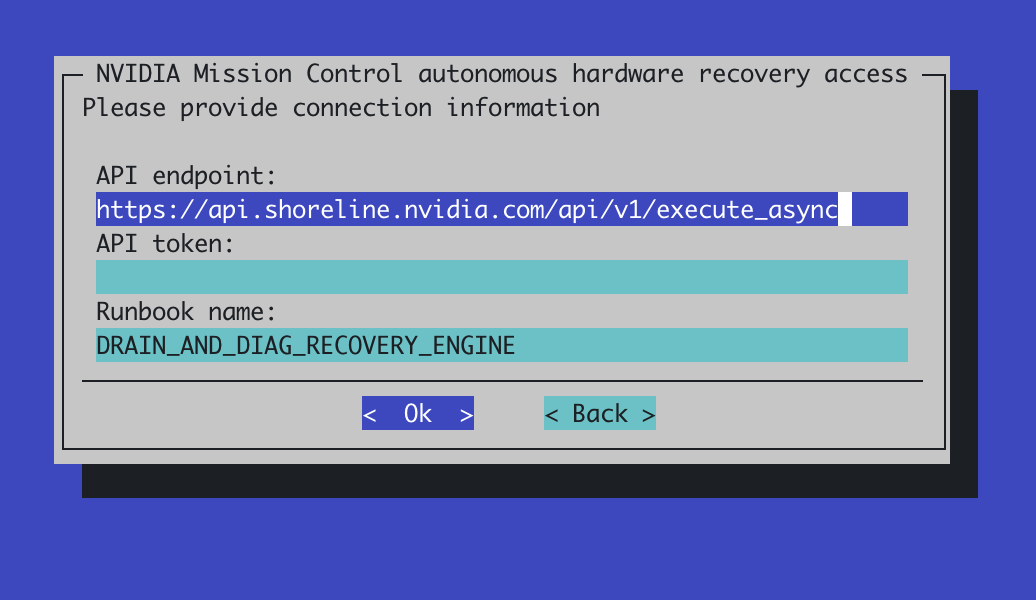 Field to configure AHR integration.