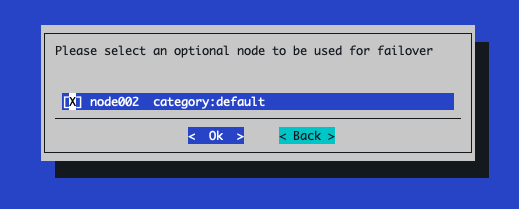 Failover Node Selection