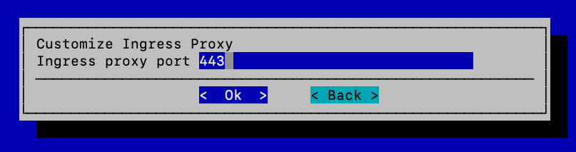 Keep the default value in the next screen