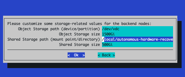 Storage Configuration