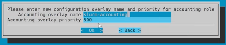 Accounting Role Name and Priority
