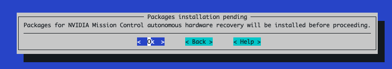AHR TUI Package Install