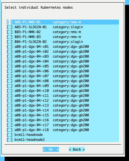Choose individual Kubernetes worker nodes