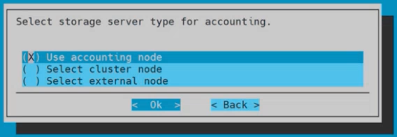 Slurm Accounting Storage Server Type