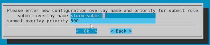 Workload Manager Submit Role Name and Priority