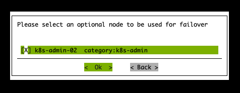 Failover Node Selection