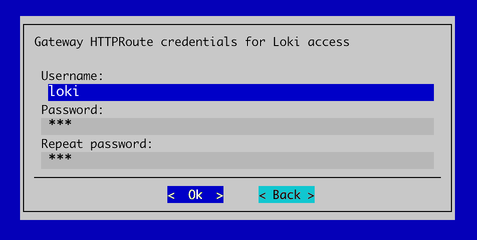 Loki authentication configuration