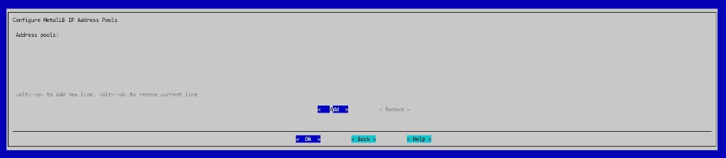 Configure MetalLB IP address pools