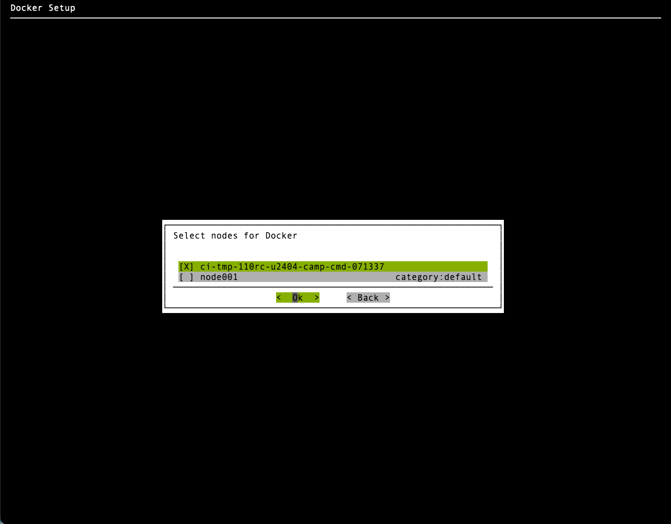 Nodes for Docker