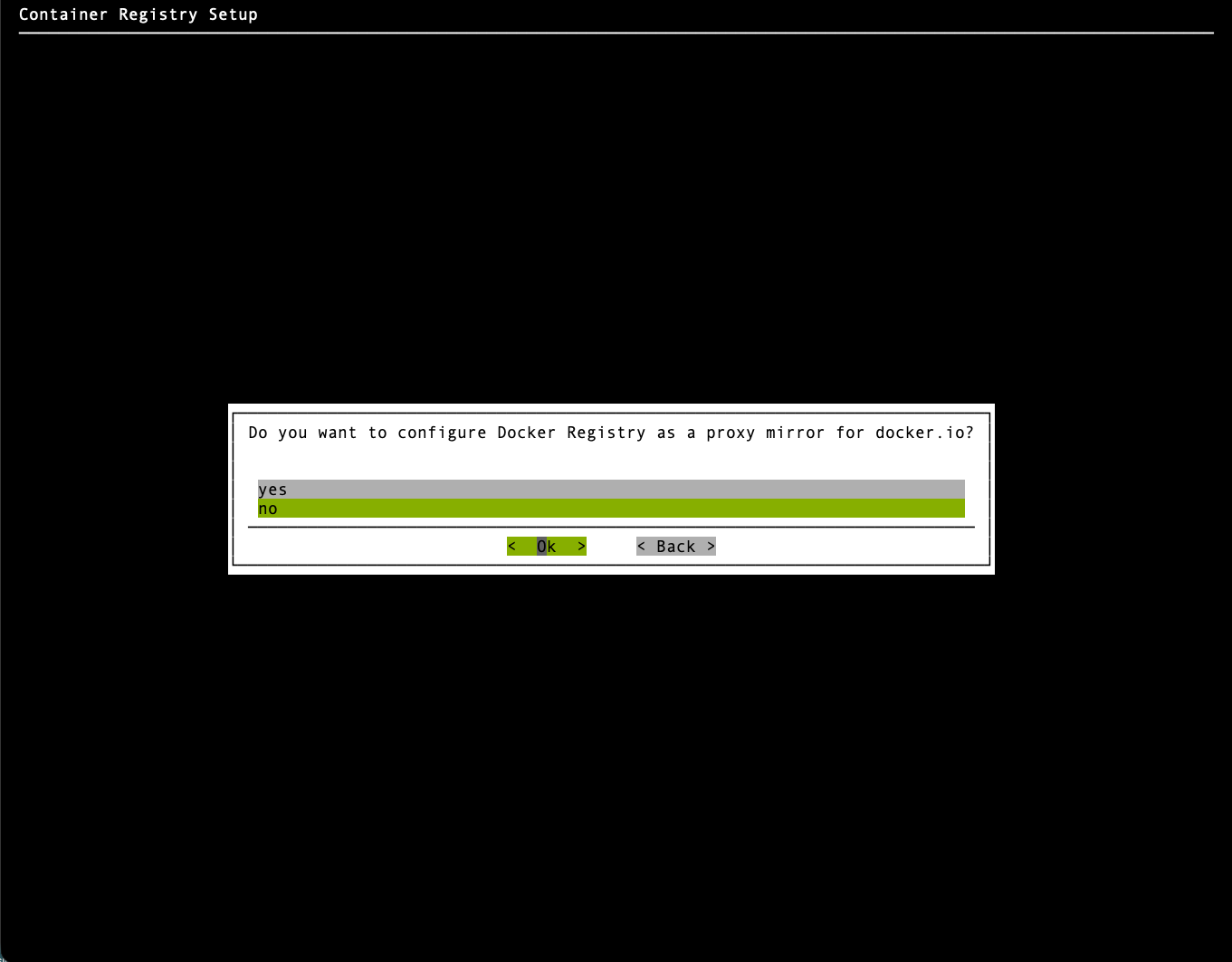 Configure as proxy mirror