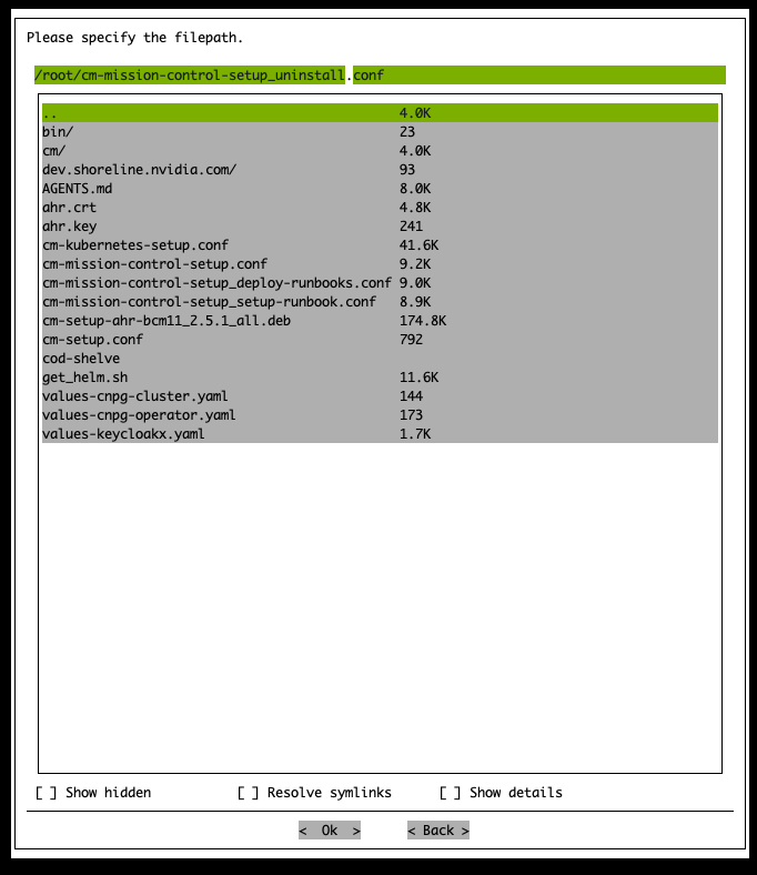 Save Configuration File