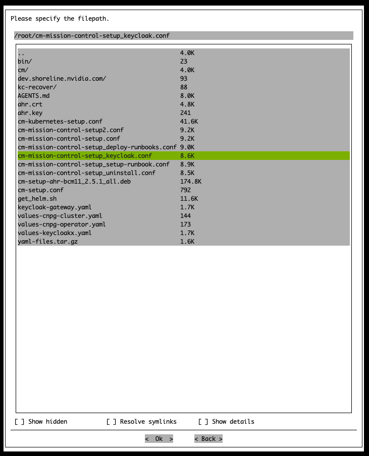 Keycloak Deploy Save Config File
