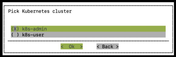 Pick Kubernetes Cluster
