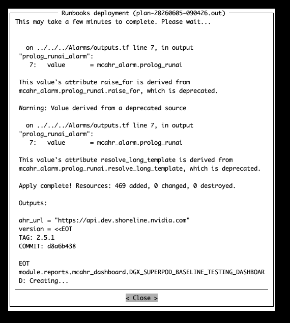 Save Configuration and Deploy