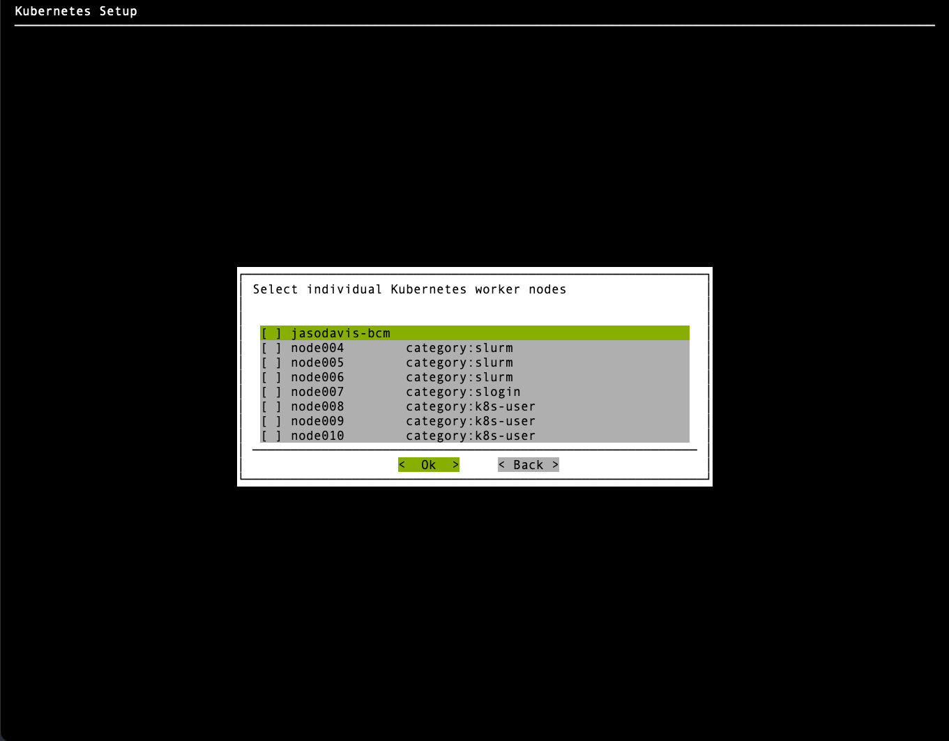 Choose individual Kubernetes worker nodes