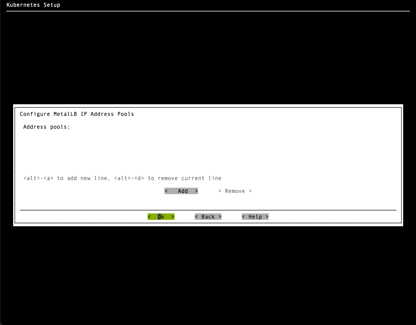 Configure MetalLB IP address pools