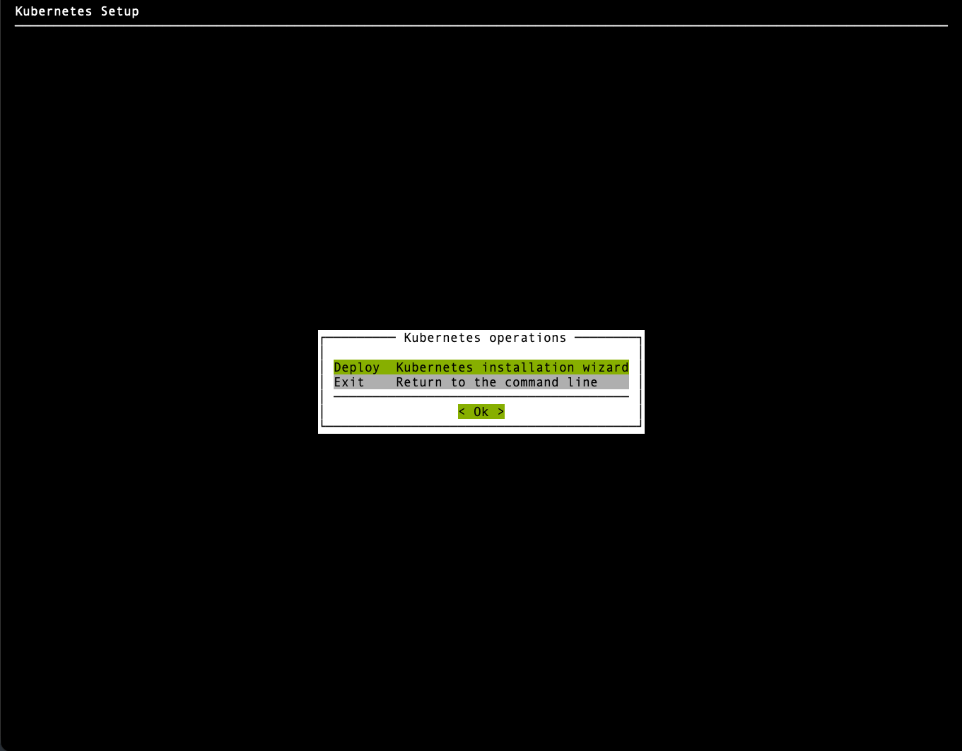 Deploy Kubernetes