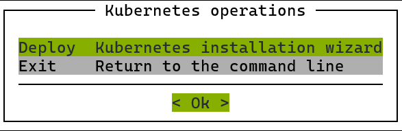 Deploy Kubernetes