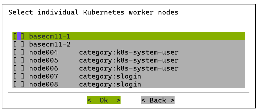 Choose individual Kubernetes worker nodes