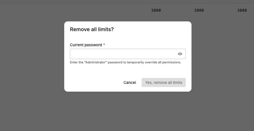 Admin Password