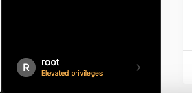 Elevated Privileges