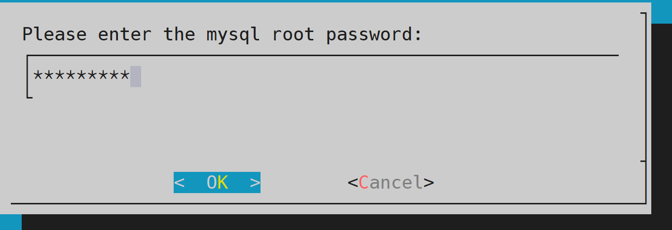 Root password prompt