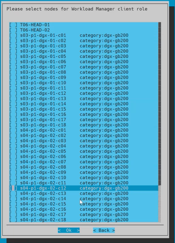 Client Role Nodes