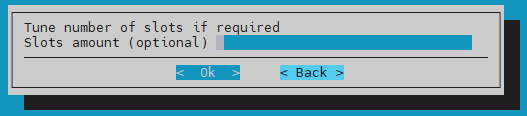 Tune Number of Slots Empty