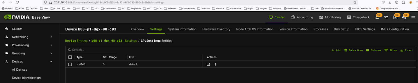 Open device details (square with arrow) icon