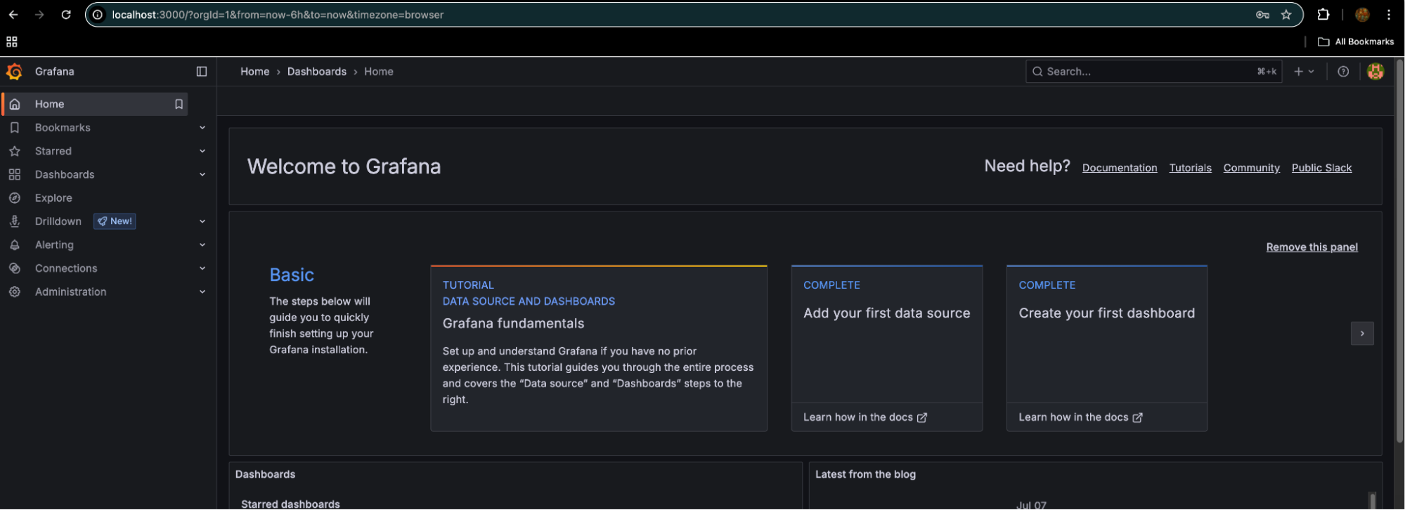 Dashboard Access