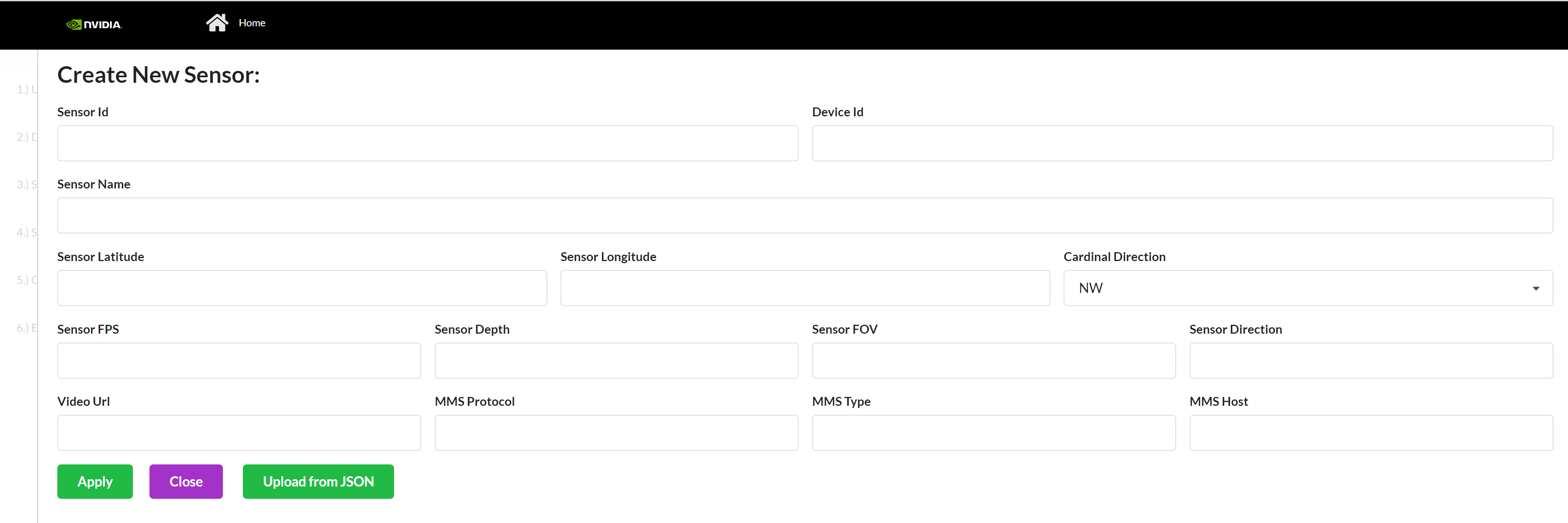 Camera Modal Config