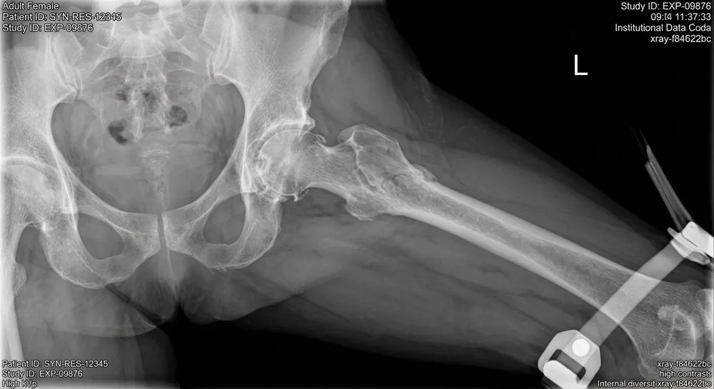 Synthetic extremity X-ray-style image