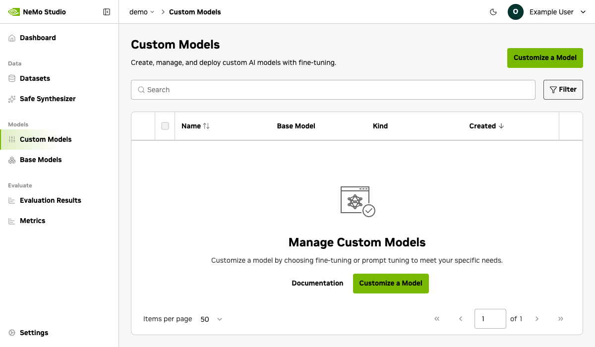Customizations
