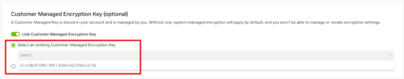 Create model form existing key