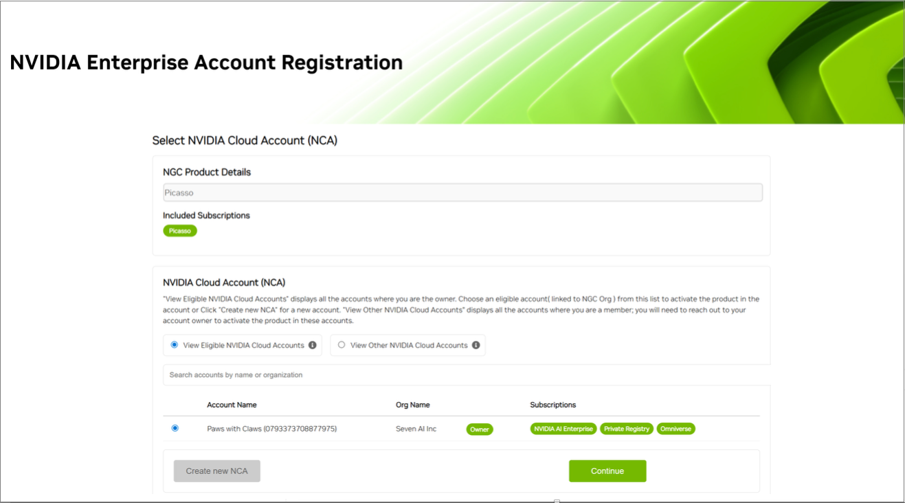Commercial Entitlement Select NCA