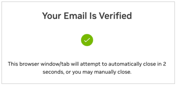 Email Verified Identity Account