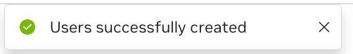 External User Group Added User