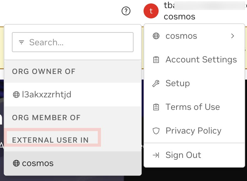 External User Group External User In